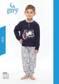 PIGIAMA BAMBINO M/L S20049 Tellini S.r.l. Ingrosso Abbigliamento
